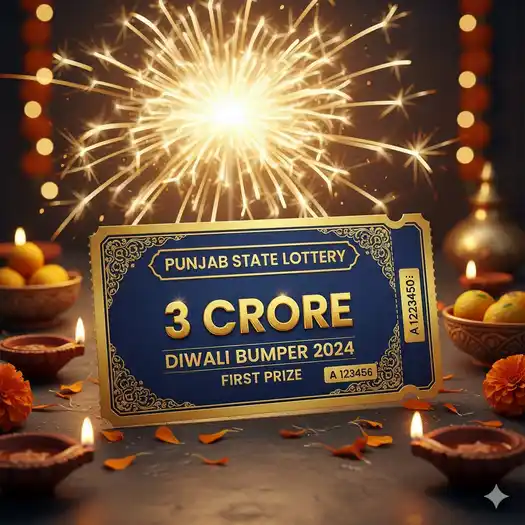 Punjab State Diwali Bumper Lottery Scheme 2024 lottery result 09.11.2024